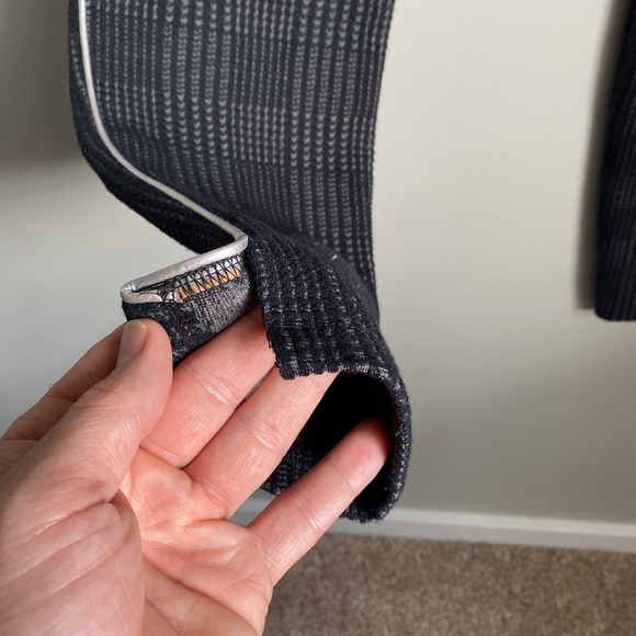 SIMONS Women's Black/Gray Geometric Office Leggings Size Medium Stretchy Pants - Picture 5 of 10